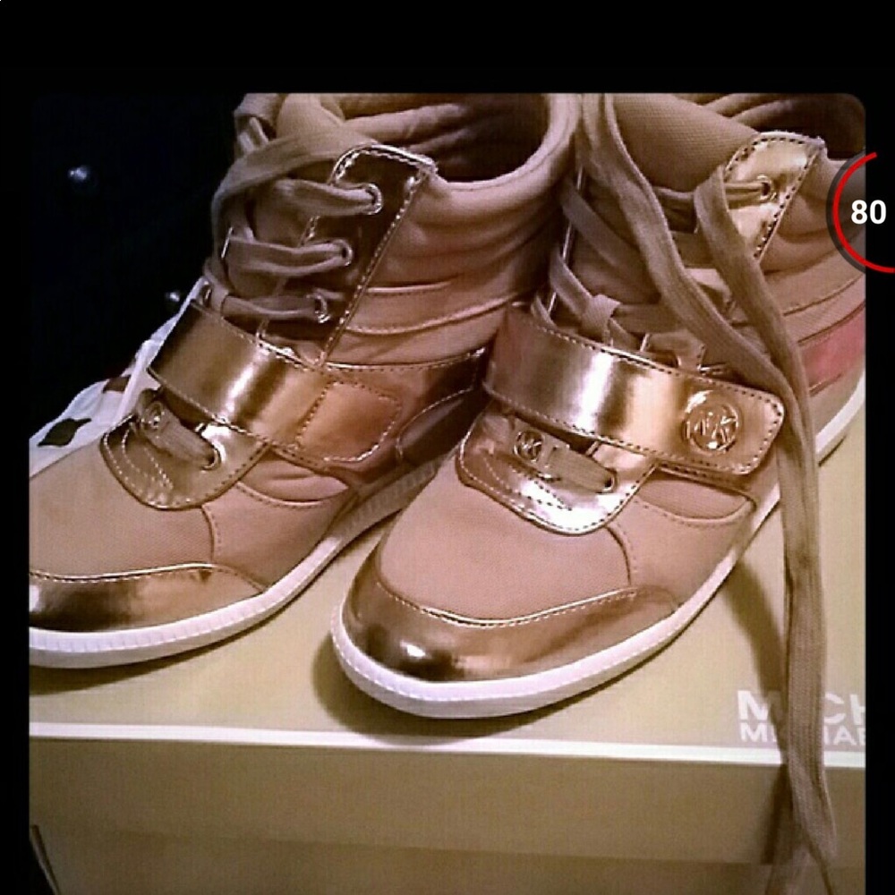 Micheal kors wedge sneakers